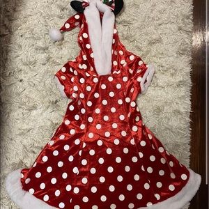 Minnie Mouse Christmas Dress Girls size 7/8